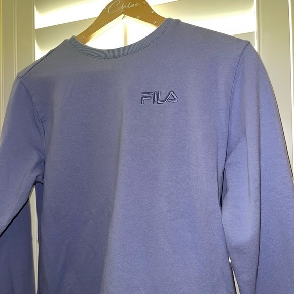DONATING 03-15 Fila‎ French terry pullover sweatshirt - Picture 3 of 13